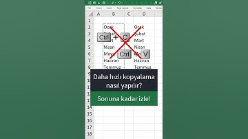 Excel’de Hızlı Kopyalama nasıl yapılır?Daha fazla içerik için #excelvemakrolar