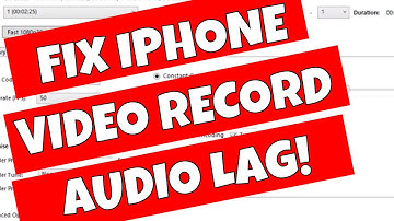 Herstel iPhone of iPad schermrecorder audio niet synchroon