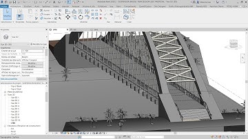 Creating parametric suspension Bridge with Arch in Revit 2020 part 8