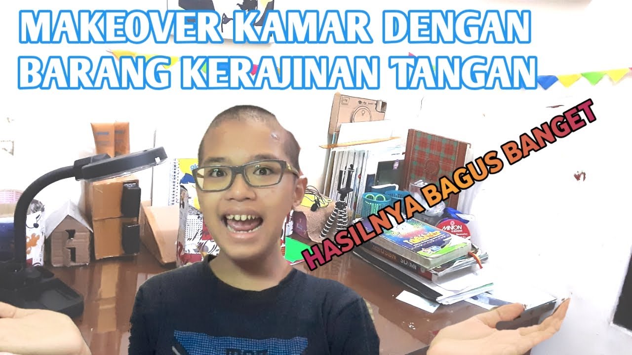 MAKEOVER KAMAR  TIDUR  DENGAN BARANG KERAJINAN  TANGAN 