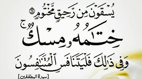 التلاوة التي يحتاجها كل من ضاق صدره 💚🎧 " كَلَّا إِنَّ كِتَابَ الْأَبْرَارِ لَفِي عِلِّيِّين “