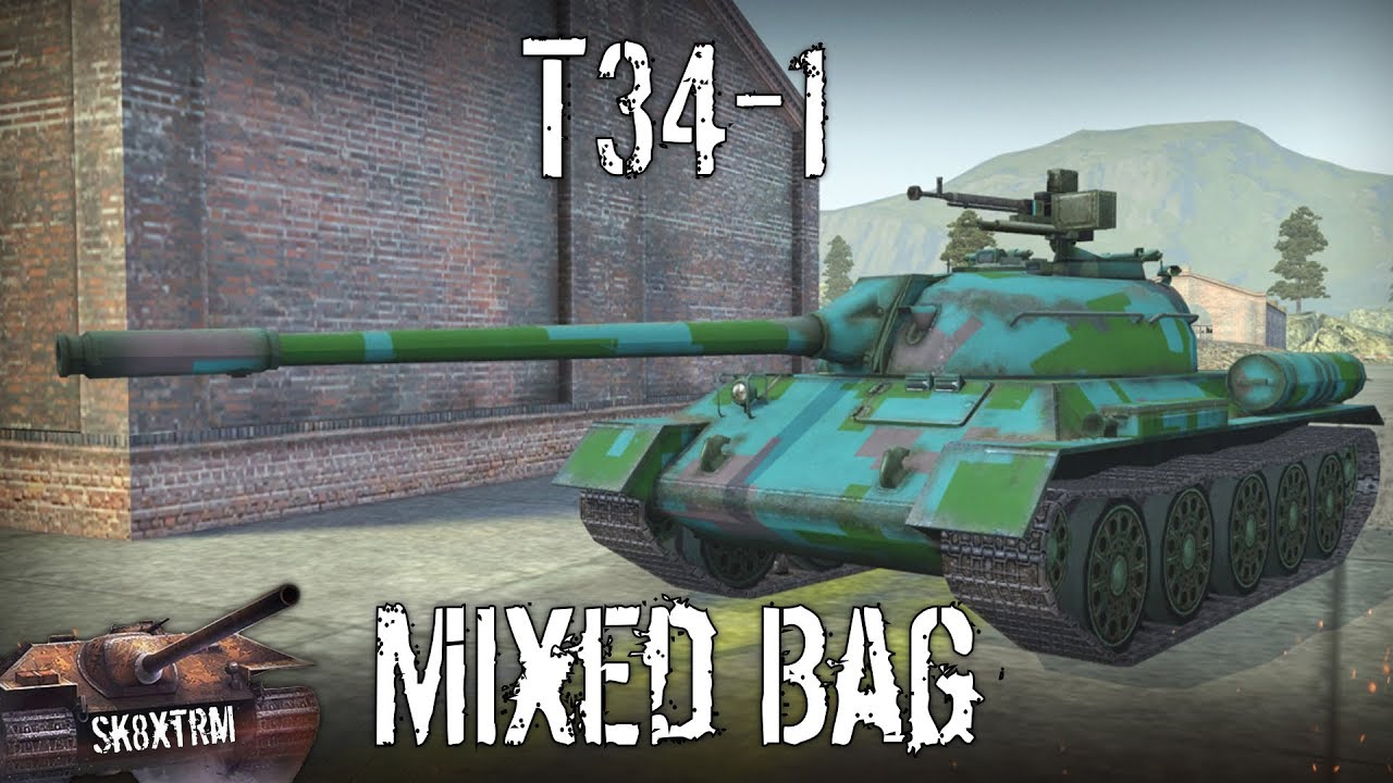 T34 1 A Mixed Bag Wot Blitz Youtube