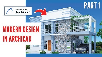 Modern House Design in Archicad for Beginners!