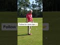 How to do the one armed rescue shot in golf! 🔥⛳