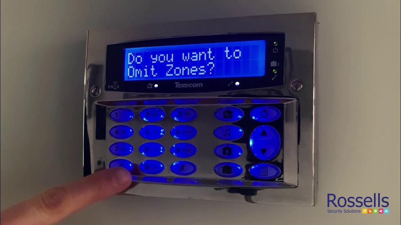 How to Omit Zones on your Alarm System YouTube