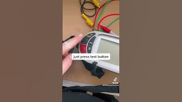 Top tip if you have a Megger did you know this? #electrican #sparky #electrical #testing #inspection