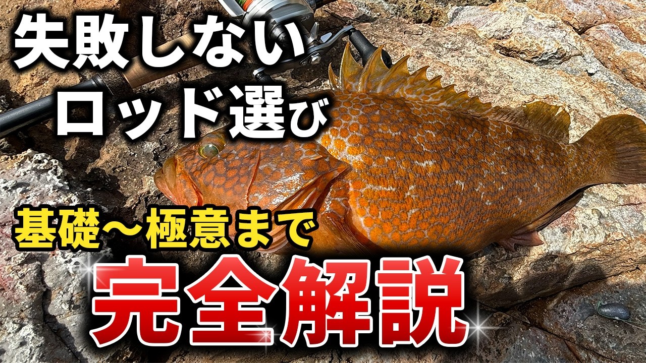 【永久保存版】ロックフィッシュロッド選びの基本～極意まで完全解説