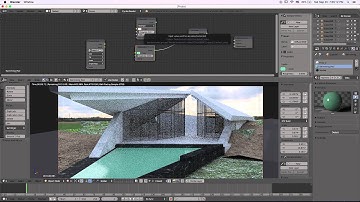 Blender Time-lapse Video - Edgeland House - Part 2 :: Texture