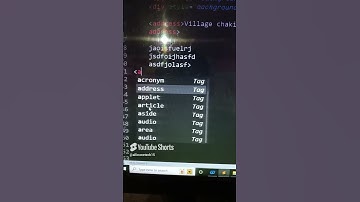 Thumbnail of A alphabet html code tag #song #html #code #olevel #trending #viralvideo #letterw #basi#texteditor