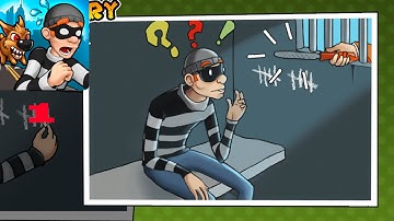 robbery bob - Gameplay Walkthrough Part 1 -  Suburbs:  Levels 1-5 (Android, iOS)