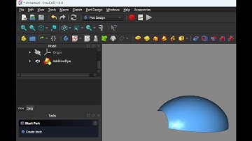 FreeCAD 1.0, Andy Sly Machine Engineer, Curved Surface