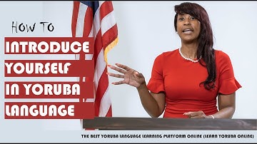 How to introduce yourself in Yoruba Language     #yorubalanguage