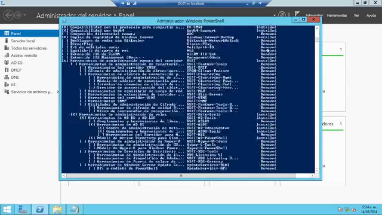 Windows Server 2012 R2 - Instalar Roles y características desde DVD de ...