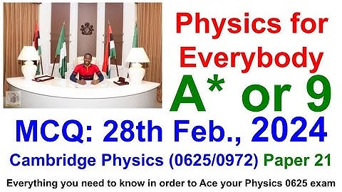2023 IGCSE Physics 0625 Oct./Nov. Paper 2 Variant 1 0625/21/O/N/23