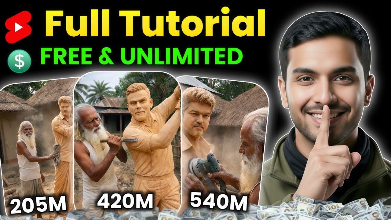 How to Make Viral Ai Shorts Video FREE | A to Z Full Course | Shakil ...