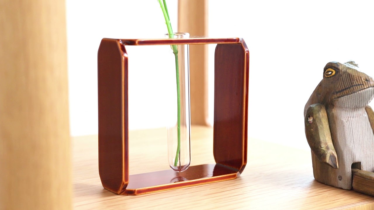 飛騨春慶 福壽漆器店 一輪挿 伝統工芸品 木製 花器 | MUKU工房