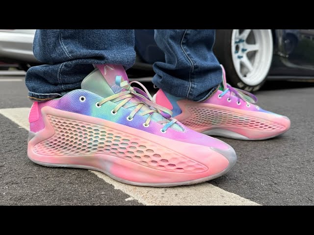 Adidas Men\'s AE 1 Low \'3SSB\' sneakers in a pastel tie-dye colorway , Size 9.5 The adidas AE1 Low  main image 4