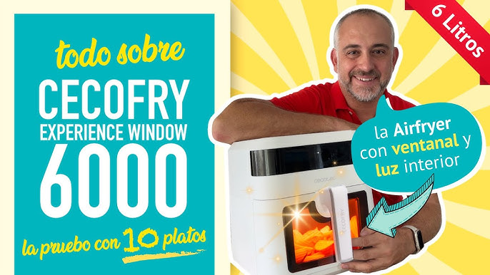 Freidora Aire Cecotec Cecofry Experience Window 6000 - ComproFacil