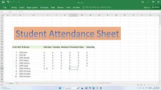 Información How to Make an Attendance Sheet in Excel | Step-by-Step Tutorial Actualización
