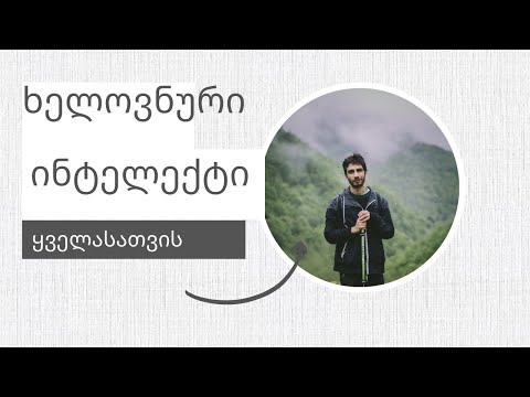 ხელოვნური ინტელექტი ყველასათვის #1