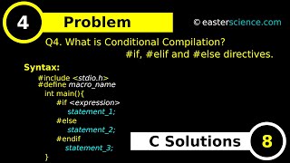 Conditional Compilation Types. How to use #if, #elif and #else directives