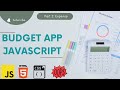 How to create a budget app javascript | part 2: expense