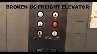 EPIC FAIL: Broken US Freight Elevator w/ (WORLDS HEAVIEST DOORS) at Georgetown Squared Seattle WA
