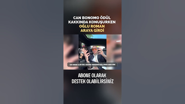 Can Bonomo Ödül Kakkında Konuşurken Oğlu Roman Araya Girdi!
