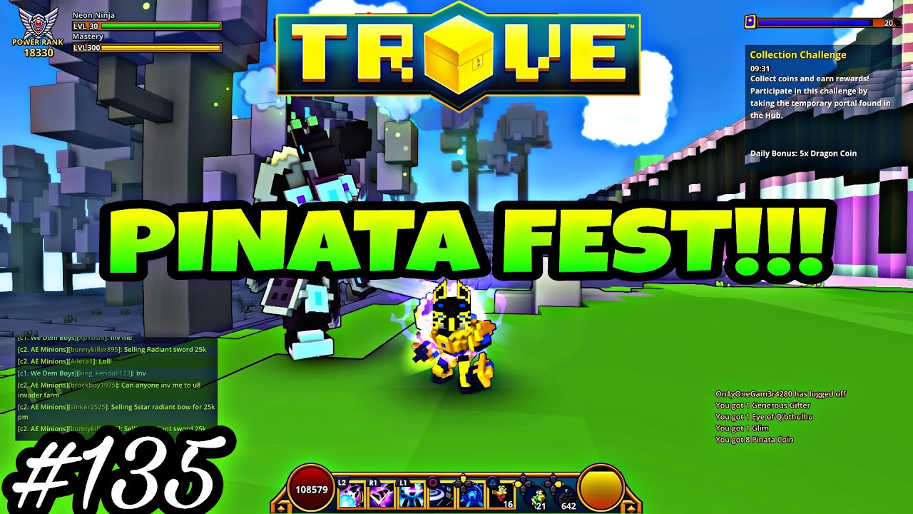 TROVE FULL COMPLETION OF THE PINATA SUMMER FEST (3 Stellar Drops, So