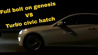 Davids 395Hp Poor Mans Type R Eg Hatch Vs Turbo Genesis
