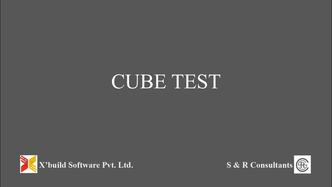CUBE TEST REPORT S R CONSULTANTS YouTube cube-test-report-s-r-consultants-youtube