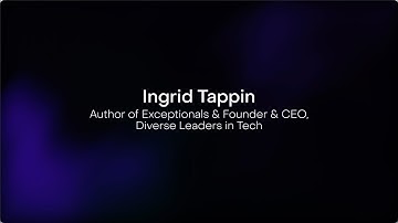 Ingrid Tappin, Autor of Exceptionals & Founder & CEO, Diverse Leaders in Tech | VDS 2025
