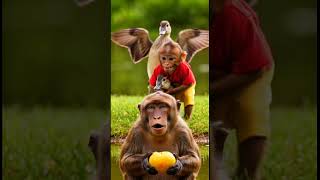 #monkeyjoy #cuteanimals #funnyanimals #realisticanimals #playfulinteraction #animalantics