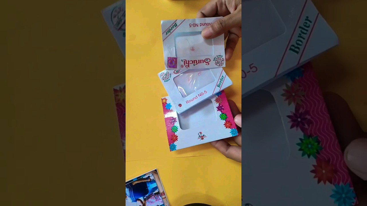 Old bindi packet reuse🤔