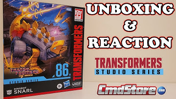 Unboxing and Reaction: Transformers Studio Series Leader 86-19 Dinobot Snarl