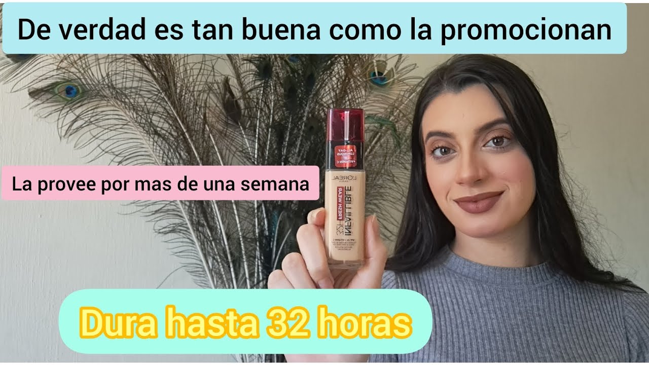 Esta base es distinta / L'oreal Infaillible 32h Fresh Wear/Cindy Valencia  Oficial 