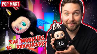 Labubu 10th Anniversary Unboxing 🖤 | POP MART Paris & Exhibition