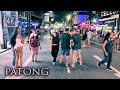 Walking down Bangla Road at night in Patong, Phuket, Thailand