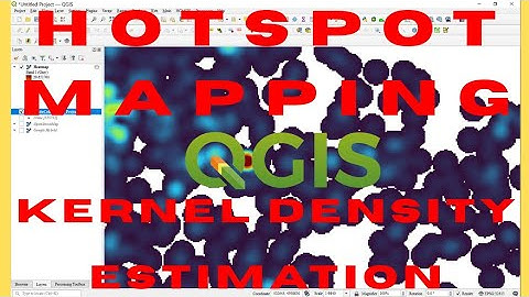 Hotspot Analysis in Crime Mapping Using GIS | Hotspot in Crime Mapping using QGIS