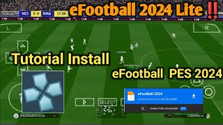 Cara Install eFootball PES 2024 PPSSPP Android