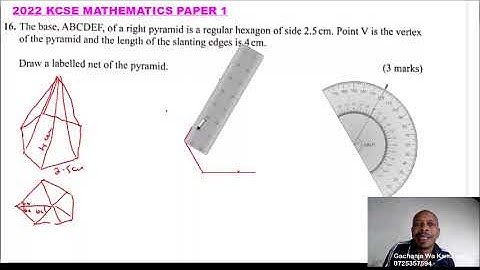 2022 KCSE MATHEMATICS PAPER 1 QUESTION 16
