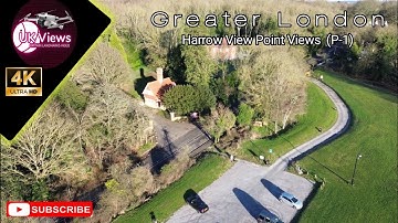Harrow View Point area view | Drone Aerial Relaxation 4K UHD Film by UK Views | England 🇬🇧