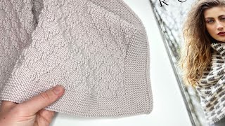 картинка: 😍🔥 ЭТО ЧТО-ТО НЕВЕРОЯТНОЕ! НЕ ПОВЕРИТЕ КАК ЛЕГКО ВЯЖЕТСЯ! Узор для ПЛЕДА СПИЦАМИ