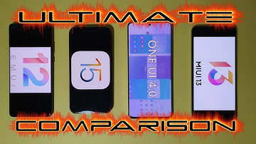 🔥Ultimate Comparison - EMUI 12 VS iOS 15 VS One Ui 4 VS MIUI 13!🔥