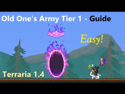 Terraria 1.4 | Guides | Old One's Army Tier 1 - Master Mode (Hardcore viable) - Easy!