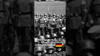 Das Wachregiment der Weimarer Republik defiliert in Berlin 🇩🇪#wachbataillon #militär #geschichte