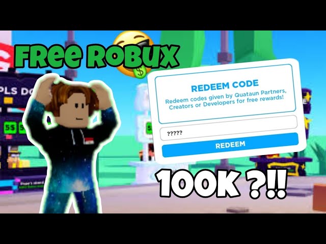 CODES?] 🔥 DONATING 100K ROBUX ON PLS DONATE BUT INFINITE ROBUX 💸