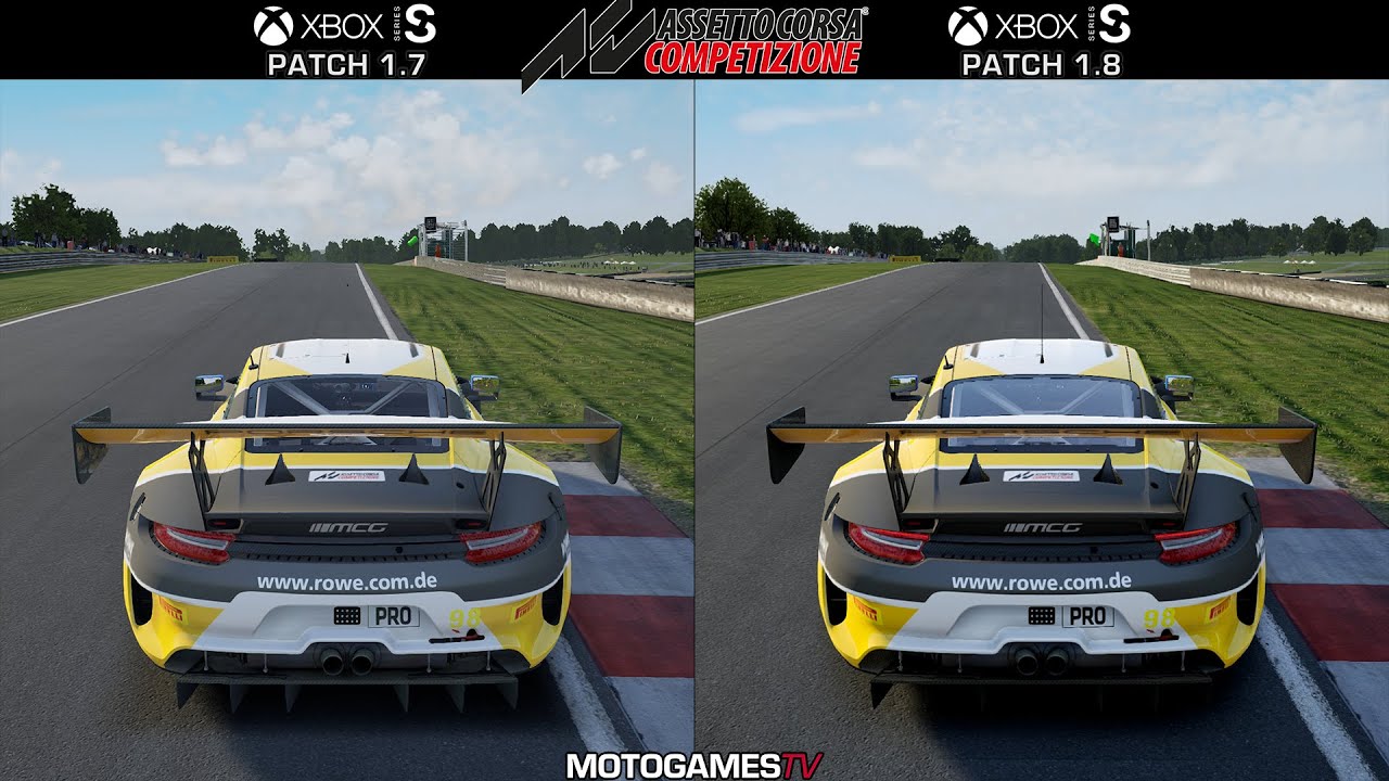 Assetto Corsa Competizione - Xbox Series S - Patch 1.7 vs Patch