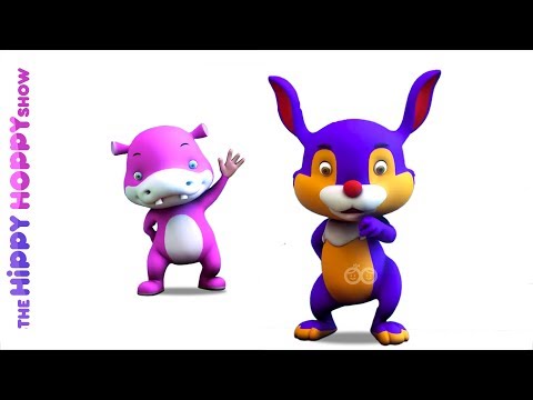 Here We Go Looby Loo | 3D Nursery Rhymes for Kids and Children I Baby Songs | Hippy Hoppy