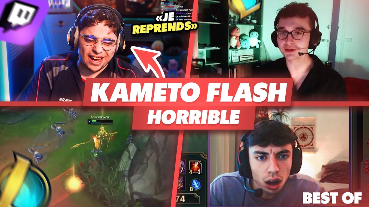 KAMETO FAIT LE PIRE FLASH POSSIBLE, BIBI RÉAGIT - Best Of LoL #1394 Réactions